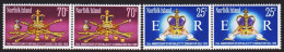 1978. NORFOLK ISLAND. Coronation 25 Years In Complete Set With 2 Stamps In Pairs. (MICHEL 212-213) - JF543104 - Norfolk Island