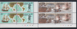 1979. NORFOLK ISLAND. James Cook Complete Set In Never Hinged 4-blocks With Margin.  (MICHEL 225-228) - JF543118 - Ile Norfolk