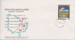 1979. NORFOLK ISLAND. FIRST LEGISLATIVE ASSEMBLY $ 1 On FDC. (MICHEL 229) - JF543122 - Norfolk Island