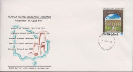 1979. NORFOLK ISLAND. FIRST LEGISLATIVE ASSEMBLY $ 1 On FDC. (MICHEL 229) - JF543122 - Ile Norfolk