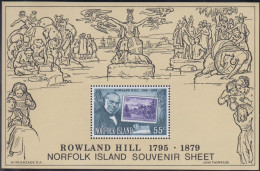 1979. NORFOLK ISLAND. Rowland Hill In Never Hinged Block. (MICHEL Block 2) - JF543125 - Norfolkinsel