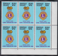 1980. NORFOLK ISLAND. LIONS CLUB In Never Hinged 6-block With Margin. (MICHEL 237) - JF543134 - Norfolk Island