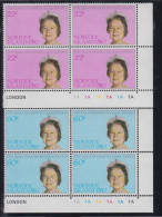 1980. NORFOLK ISLAND. Elizabeth 80 Years COMPLETE SET In Never Hinged 4-blocks With Margi... (MICHEL 255-256) - JF543140 - Isla Norfolk