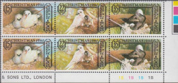 1980. NORFOLK ISLAND. CHRISTMAS Sea Birds Motives COMPLETE SET In Never Hinged 6 Block Wi... (MICHEL 257-260) - JF543142 - Isla Norfolk