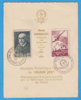 SOUVENIR PHILATELIQUE OFFICIEL DE "PLEIN JEU" - PARIS 26 JUIN 1938 - JEAN CHARCOT PRESIDENT DES ECLAIREURS DE FRANCE - Scoutismo