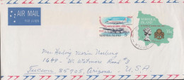 1978. NORFOLK ISLAND. GUIDING - GIRL SCOUTS 35 C + 5 C Air Mail On Cover To Tucson, Arizona, ... (MICHEL 210) - JF543157 - Norfolk Island
