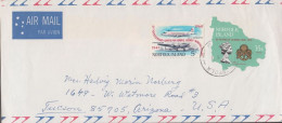 1978. NORFOLK ISLAND. GUIDING - GIRL SCOUTS 35 C + 5 C Air Mail On Cover To Tucson, Arizona, ... (MICHEL 210) - JF543157 - Isla Norfolk