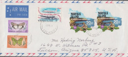 1978. NORFOLK ISLAND. 50 Years SCOUTS 2 Ex 20 C + 5 C Air Mail + 2 And 3 C Butterfly On Cove... (MICHEL 214+) - JF543158 - Norfolk Island