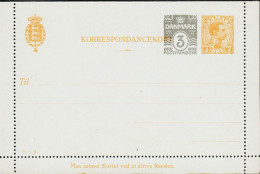 1920. DANMARK. 3 ØRE + 7 ØRE CHR. X KORRESPONDANCEKORT Print 30-H.  - JF543189 - Postwaardestukken