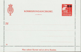 1940. DANMARK. 20 On 15 ØRE KARAVEL KORRESPONDANCEKORT Print 73  - JF543193 - Enteros Postales