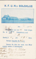 1930. DANMARK. 5 ØRE On Postcard (fold): K.F.U.M.s BOLDKLUB Turneringskamp 1/5 1930 With Manuscript Crosse... - JF543196 - Usado