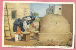 SAS1505  CP  Post Card   PUEBLO WOMEN BAKING BREAD  - NEW MEXICO   ++++++ - Other & Unclassified