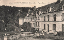 FRANCE - Abbaye De Saint Wandrille (Seine Inf) - Façade Ouest - N D - Vue Panoramique - Carte Postale Ancienne - Sonstige & Ohne Zuordnung