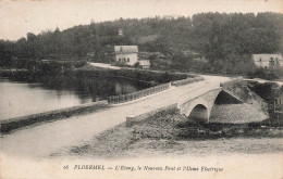FRANCE - Ploermel - Vue Sur L'étang Le Nouveau Pont Et L'usine éléctrique - Carte Postale Ancienne - Ploërmel