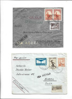 ARGENTINA - POSTAL HISTORY LOT - 8 AIRMAIL COVERS / FDC / PC - Autres & Non Classés