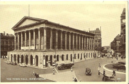 Royaume-Uni > Angleterre > Birminghan - The Town Hall -  CPSM - Automobiles En Beau Plan - Birmingham