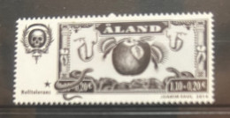 Aland 2014 - Charity Stamp - Zero Tolerance - Aland