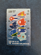 CUBA  NEUF  2012   RELACIONES  DIPLOMATICAS  CUBA-CON  6  PAISES  // PARFAIT  ETAT  //  1er  CHOIX - Unused Stamps