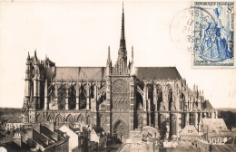 FRANCE - Amiens (Somme) - Vue Générale De La Cathédrale - Elévation Sud - Carte Postale Ancienne - Amiens
