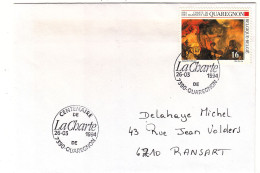 Belgique - Lettre De 1994 - Oblit Quaregnon - - Briefe U. Dokumente