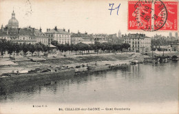 FRANCE - Chalon Sur Saone - Quai Gambetta - Carte Postale Ancienne - Chalon Sur Saone