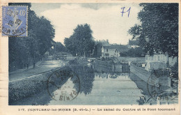 FRANCE - Montceau Les Mines - Le Canal Du Centre Et Le Pont Tournant - Carte Postale Ancienne - Montceau Les Mines