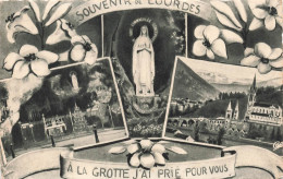 FRANCE - Lourdes - Souvenir De Lourdes - à La Grotte J'ai Prié Pour Vous - Carte Postale Ancienne - Lourdes