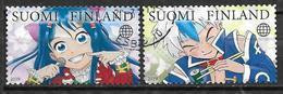 Finlande 2019 N° 2590/2591 Oblitérés Mangas - Used Stamps