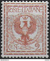 1901 Italia VE III 2c. Red Brown Aquila Bc MNH Sassone N. 69 - Otros & Sin Clasificación