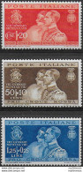 1930 Italia Nozze Del Principe Umberto 3v. MNH Sassone N. 269/71 - Otros & Sin Clasificación