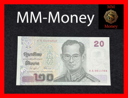 THAILAND  20  Baht  2003  P. 109   *sig (1)*   UNC - Thaïlande