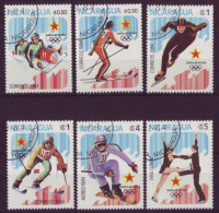 Afrique - Nicaragua - 1984 - Sarajevo - Jeux Olympiques D'hiver - 6 Timbres Différents -  6597 - Nicaragua