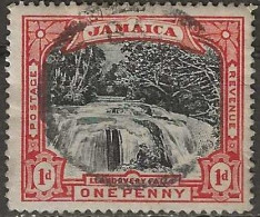 JAMAICA 1900 Llandovery Falls, Jamaica - 1d. - Black And Red FU - Jamaica (...-1961)