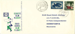 Netherlands First Flight Cover KLM Constanta - Varna - Amsterdam 5-6-1964 - Lettres & Documents