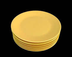 7 Assiettes Plates  Céramique Design Italy Tavola OK - Assiettes