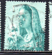 UAR EGYPT EGITTO 1957 1958 FARMER'S WIFE 1m USED USATO OBLITERE' - Oblitérés