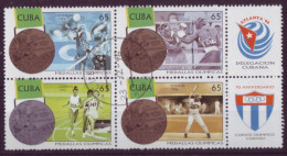 Amérique - Cuba - BLF - Los Angeles 96 - Medallas Olimpicas - 4 Timbres Différents -  6609 - Autres & Non Classés