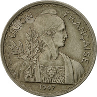 Indochine Française, Piastre, 1947, Paris, Cupro-nickel, TTB, KM:32.1 - Other & Unclassified