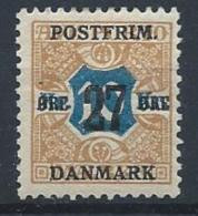 Danemark 1918 N° 94 Neuf** MNH Timbre Pour Journaux Surchargés - Nuevos