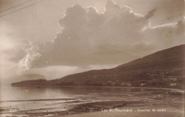 SUISSE - Vue Sur Le Lac De Neuchâtel Au Coucher De Soleil - Carte Postale Ancienne - Andere & Zonder Classificatie