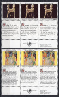 United Nations Vienna 1991 Serie 2v In Block Of 3 Human Rights MNH - Nuovi