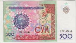 Uzbekistan Banconota Da  500 Sum  1999 Watermark: Arms  Rif. Pick# 81 FDS - Usbekistan
