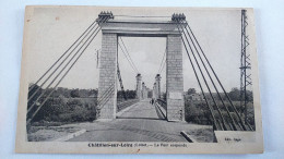 Carte Postale Ancienne ( S8 ) De Chatillon Sur Loire , Le Pont Suspendu - Chatillon Sur Loire