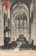 FRANCE - Conches - Nef De L'église Sainte Foy - Carte Postale Ancienne - Conches-en-Ouche