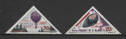 Monaco Pa Nos 61/62 , Neufs , ** , Sans Charniere , Ttb . - Poste Aérienne