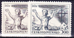 ** Tchécoslovaquie 1952 Mi 741-2 (Yv 649-50), (MNH)** - Ungebraucht