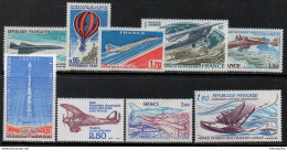 FRANCE - POSTE AERIENNE / 1969-1982 PETIT LOT TOUS ** (ref 2489) - 1960-.... Neufs