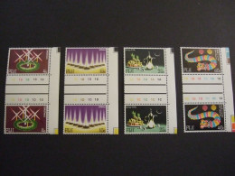 FIJI 1978 Christmas Chinese New Year Mi 383-386. MNH**. GUTTER PAIR  (A15-TVN-03) - Ste Lucie (...-1978)