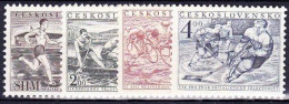 ** Tchécoslovaquie 1952 Mi 749-52 (Yv 657-60), (MNH)** - Ungebraucht