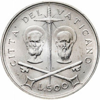VATICANO  PAOLO VI 500 LIRE ARGENTO ANNO 1967 FDC-BU - Vatican